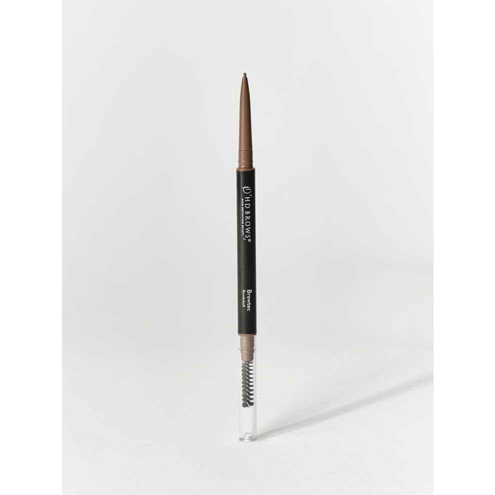 Hd Brows Browtec 1Mm Ultra-Fine Eyebrow Pencil, New & Improved Ultra-Fine 1Mm Tip, Duel-Ended Pencil And Spoolie, Waterproof, Smudgeproof,