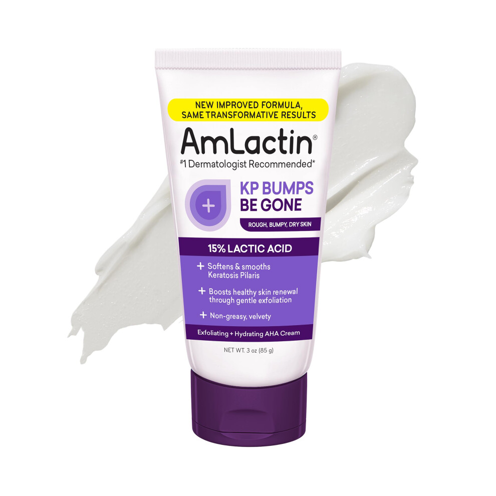 Amlactin Cream Kp Bumps Be Gone, Exfoliating & Hydrating 3 Oz (85 G),