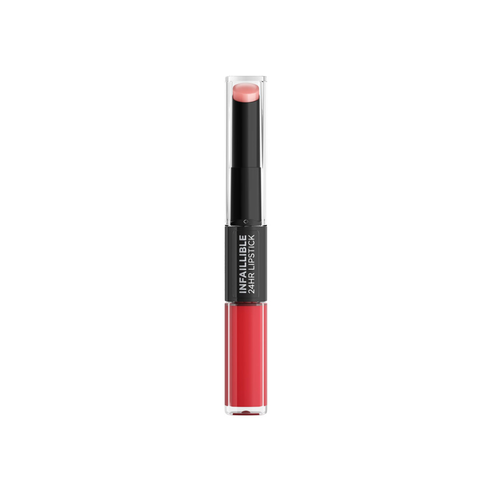 New L’oréal Paris L'oreal Paris Infallible 24Hr 2 Step Lipstick 506 Infallible Red 3.60E+12