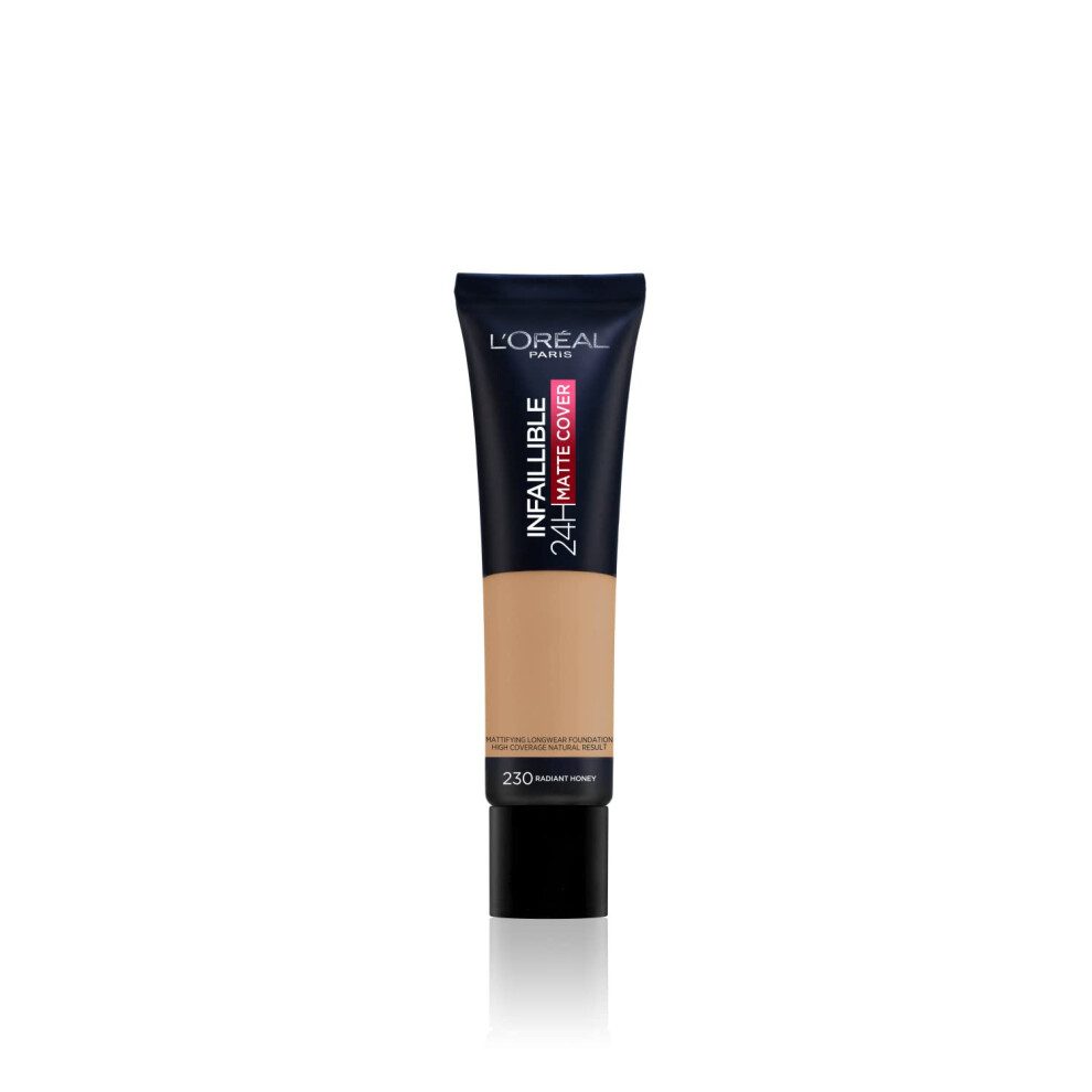New L’oréal Paris L'oreal Paris Cover Liquid Foundation, With 4 Percent Niacinamide, Long Lasting, Natural Finish, Available In 20 Shades, Spf 25, Infallible 32H Matte 3.60E+12
