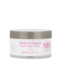 SBC Skincare's Hydra-Collagen Day & Night Cream - 100ml | Award-Winning Anti-Ageing Cream | Day And Night Moisturiser For Sensitive Skin | Mature Skin