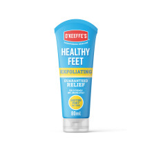 O'Keeffe's Healthy Feet Exfoliating Tube, 80ml ? Foot Cream for Very Dry Skin, Cracked Heels and Feet | Softer Feet In One Use