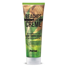 ProTan Beaches & Creme Fast Absorbing Ultra Rich Dark Tanning Gelee with Hemp Seed & Carrot Oil 250ml