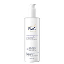 ROC - 3-in-1 Milk Makeup Remover - Effective Makeup Removal - 24-Hour Moisturising Remover - Removes Waterproof Makeup - Skin Toning Solution -