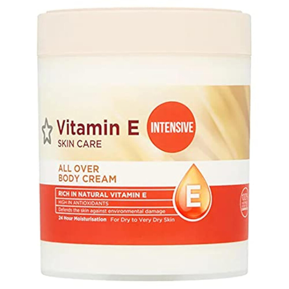 Superdrug Cream Vitamin E Intensive All Over Body 475Ml