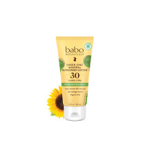 Babo Botanicals SPF 30 Clear Zinc Lotion - Fragrance Free, 3 Ounces, Best Natural Mineral Sunscreen, Non-Nano, Sensitive