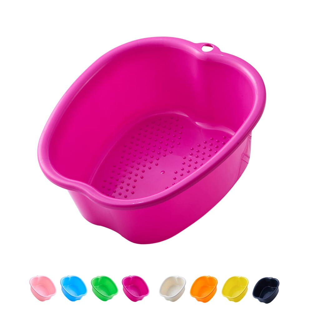 Axlofo Axlofo? Large Spa Foot Bath Bowl, Sturdy Plastic Foot Soak Bowl, Massage Foot Pedicure Bowl, Detox, Feet Soak, Extra Footbath Foot Basin For Soaked To