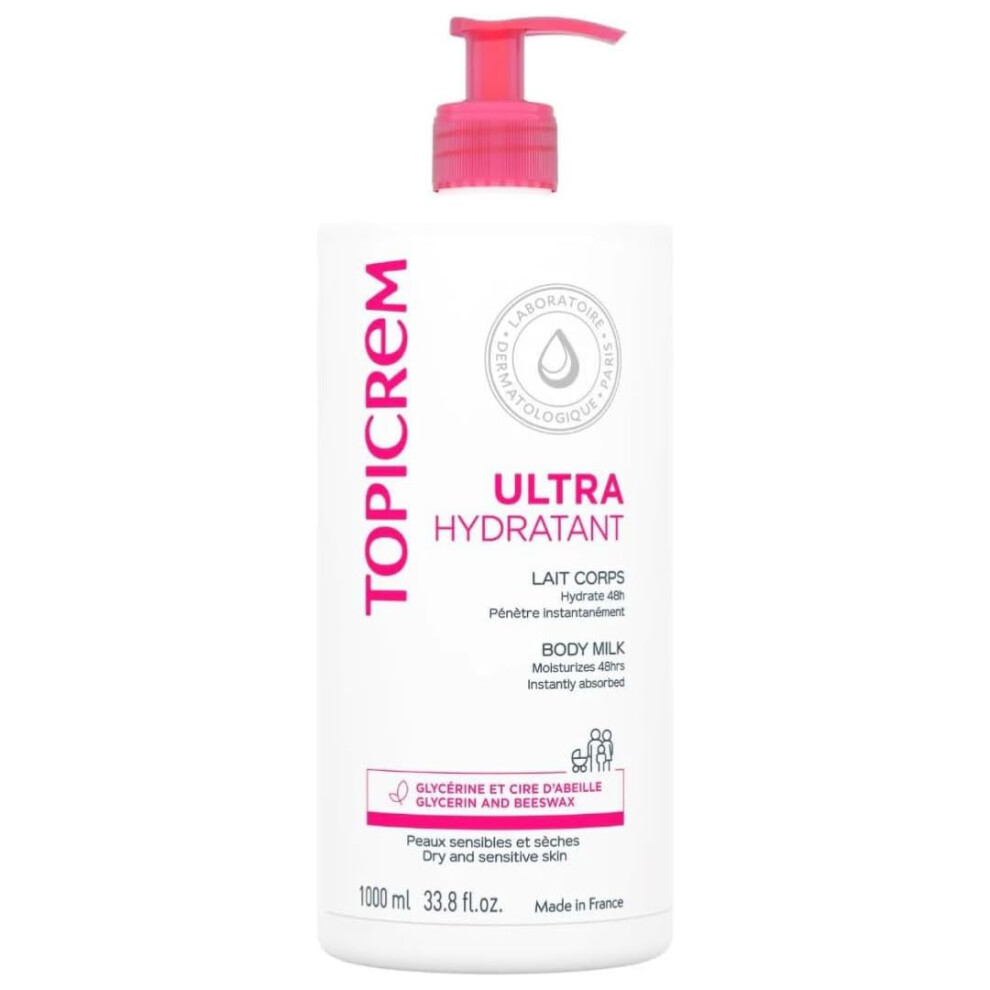 Topicrem Ultra Moisturizing Body Milk 1000 Ml