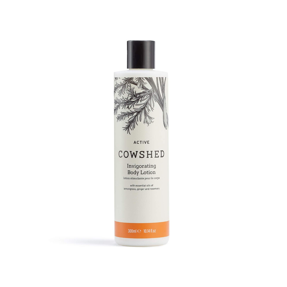 Cowshed Cream Active Body Lotion - 300Ml - Paraben-Free Moisturising Body | Nourishing Vegan Lotion With Fresh Fragrance | Invigorating Body Lotions