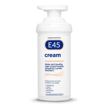 E45 Moisturising Cream 500g - Emollient Lotion for Dry, Itchy & Sensitive Skin - Soothing Eczema Relief Cream - Non-Greasy, Fast Absorbing,