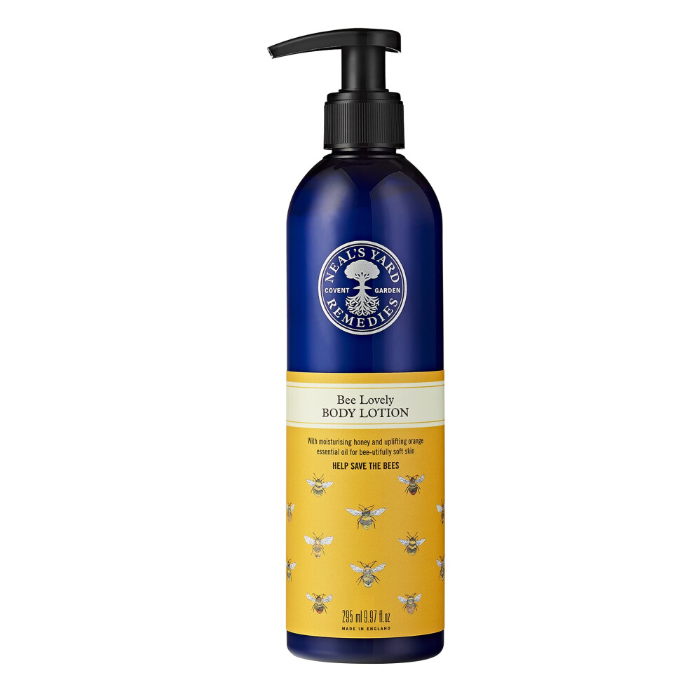 Neal's Yard Remedies Bee Lovely Body Lotion | Uplifting Aroma | Leaves Skin Soft | 295Ml