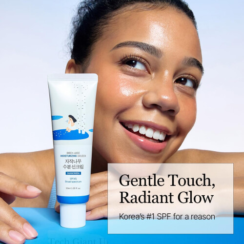 ROUND LAB Birch Juice Moisturizing Sunscreen SPF50 PA++++ (50 ml) 2
