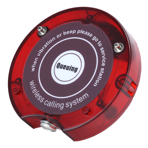 Queue Calling System Pager Adapter With Vibration Mode, Stop Beeping Feature For Churches Clinics Restaurant Call System Compatible With SU668 2