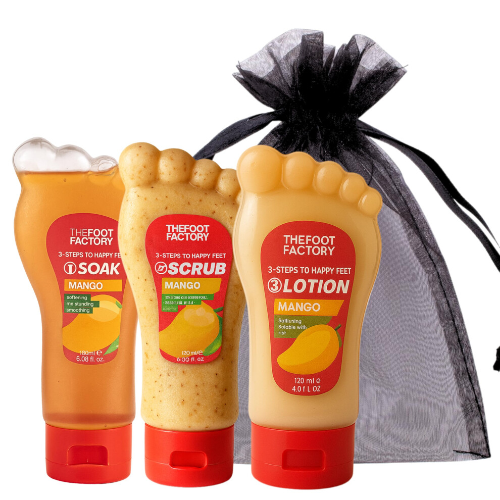 Vikingtreat Foot Soak, Scrub & Lotion Set ? Foot Care Gift Set For Dry, Tired Feet | Exfoliating Foot Spa Kit For Feet Soak, Scrub & Pedicure Treatment | Home Spa