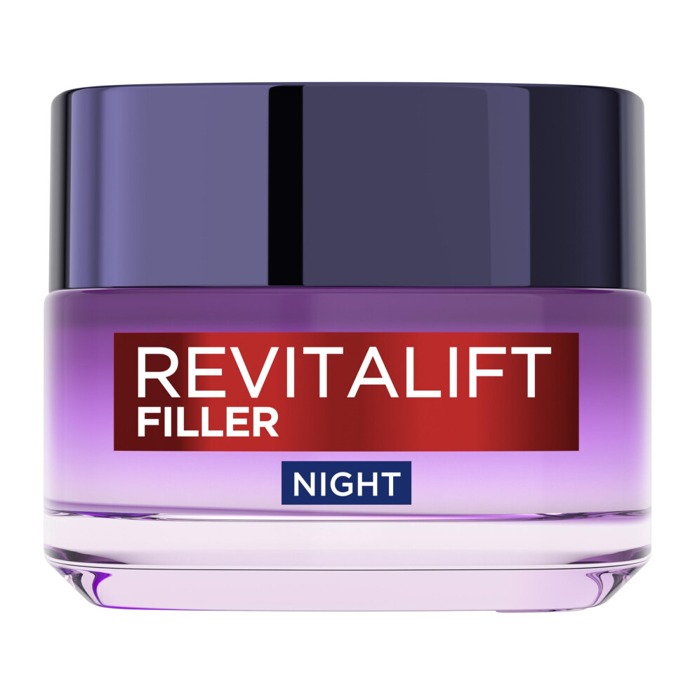 LâOrã©Al Paris Cream L?Or?Al Paris Revitalift Filler Replumping Anti-Ageing Night Smooth Wrinkles, Moisturise, And Replumps Skin With Micro And Micro-Epidermic