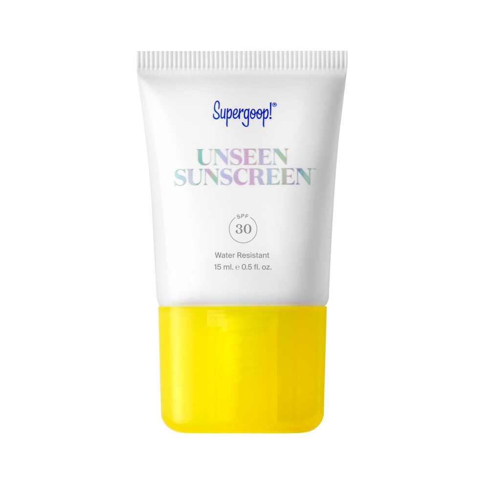 Supergoop! Unseen Sunscreen - Spf 30 - Invisible, Broad Spectrum Face Sunscreen + Makeup-Gripping Primer - Weightless, Scentless - For All Skin Types