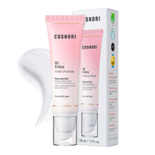 COSNORI Whitening Dress Tone-up Cream - Evens Out Complexion - No Makeup Natural Look - Long-Lasting Hydrating & Sebum Control Face and Body - Vegan,