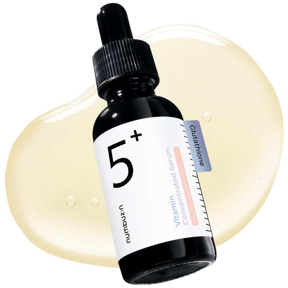 Numbuzin No.5 Serum | Vitamin Concentrated Serum | Glutathione, Vitamin C | Hyperpigmentation, Acne Scars | Suitable For Sensitive Skin, Korean