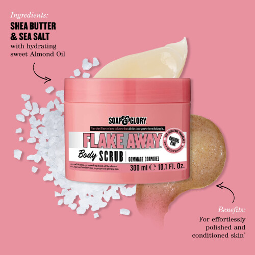 Soap & Glory Soap And Glory Flake Away Body Scrub 300ml (Pack Qty 2) 2