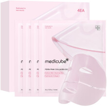 medicube Salmon DNA PDRN pink collagen jelly gel mask | overnight face mask for glass glow skin- elasticity, hydrating, firming and moisturizing |