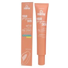 Dr.PAWPAW YOUR gorgeous SKIN SPF 50 Day Cream (45ml), Vegan Daily Face Cream with PAPAYALURONIC & Vitamin E, Lightweight Hydrating Moisturiser with