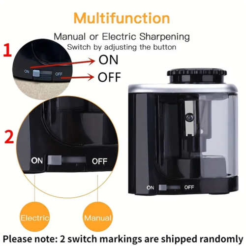 TEN-WIN Electric Sharpener Desktop Automatic Pencil Sharpener 2