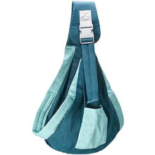 (green-2) Baby Wrap Carrier, Breathable Newborn Baby Carrier, Adjustable 6D Mesh Baby Sling with Thickened Shoulder Straps and Storage Pouch