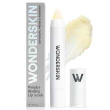 Wonderskin 3-in-1 Lip Scrub Exfoliator & Moisturizer, Lip Exfoliator Scrub, Hydrating Balm for Soft, Nourished, Flake-Free Lips with One-Step Prep,