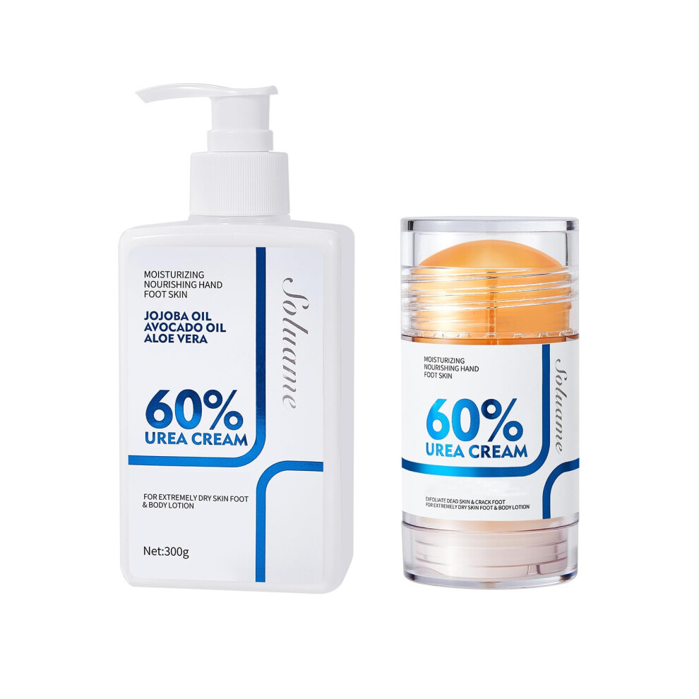 Soluame Cream Urea 60 Percent Body Lotion/Urea Foot Body Lotion For Dry Skin, Urea Stick For Cracked Heels And Dry Skin, Body Skin Care Deeply