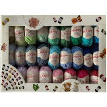Sirdar Happy Cotton 50 Colours Assortment Box