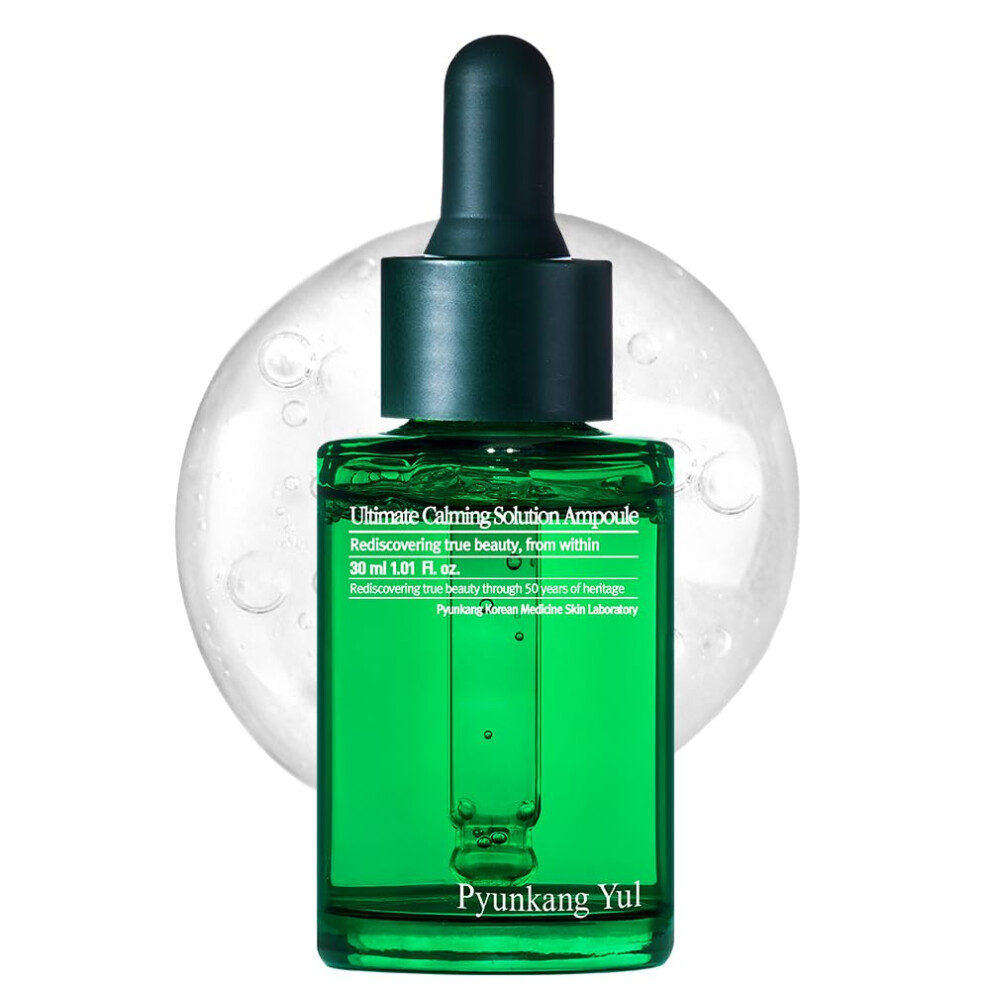 Pyunkang Yul [Pky] Ultimate Calming Solution Ampoule For Sensitive Skin With Patented Ingredients, Serum Intensely Calms & Soothes Redness With Cica &