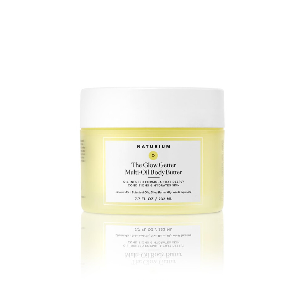 Naturium Cream The Glow Getter Whipped Multi-Oil Body Butter, Firming & Body Moisturiser With Shea Butter, 7.7 Fl Oz