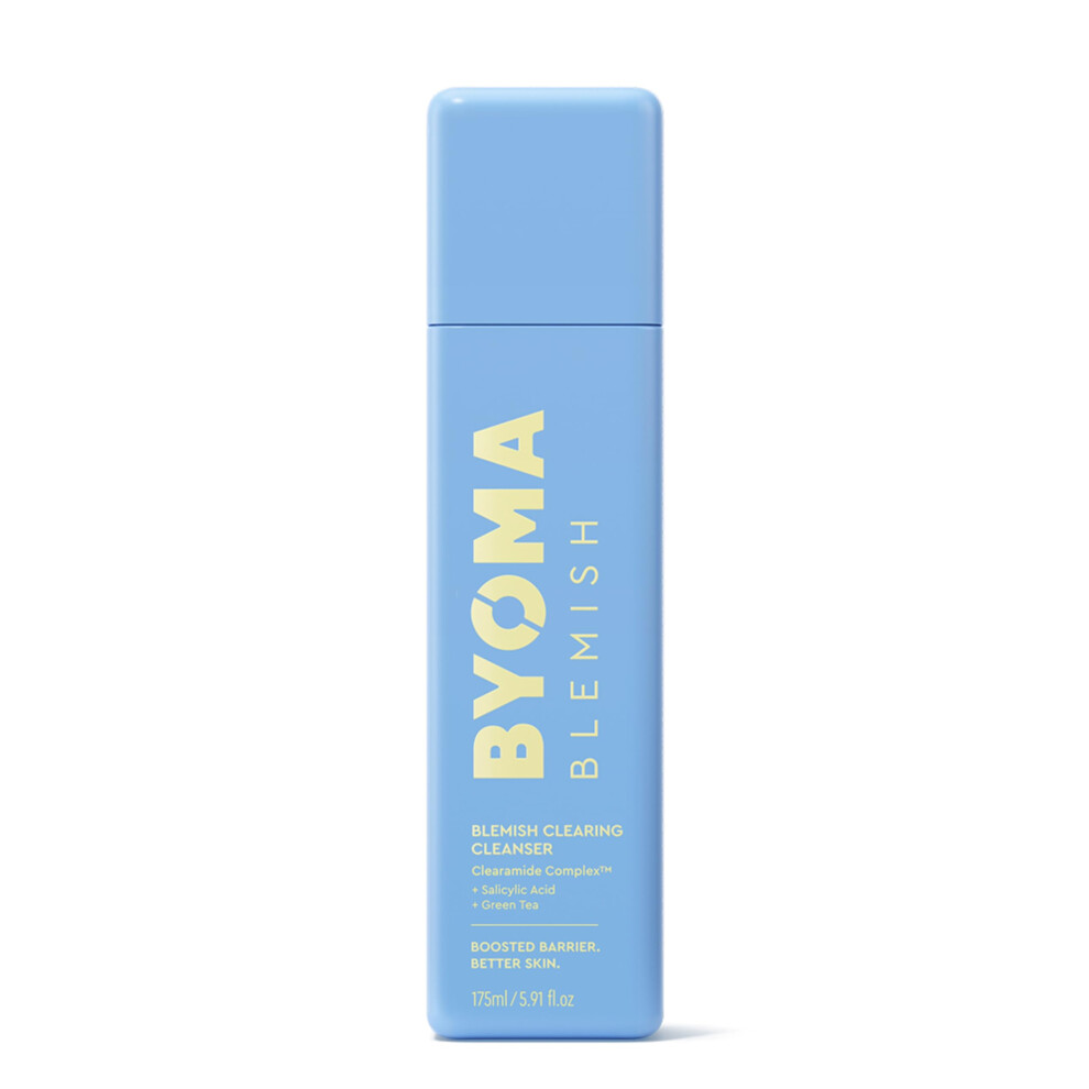 Byoma Blemish Clearing Cleanser (175Ml) For Acne-Prone Skin, Soothes And Hydrates, Reduces Post-Blemish Marks, Unclogs Pores With Salicylic Acid For