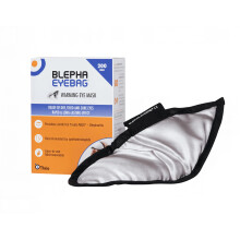Blepha EyeBag Reusable Warming Eye Mask for Rapid & Long-Lasting Relief from Dry, Gritty, Tired Eyes | Microwaveable, Natural Silk & Cotton | for MGD,