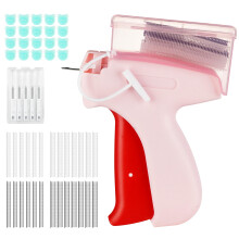 1Plusselect Stitchy Quick Clothing Fixer, Stitch Gun for Clothes with Mini Storage Box, Micro Portable Instant Stitch Tag Gun with 5 Needles,1000