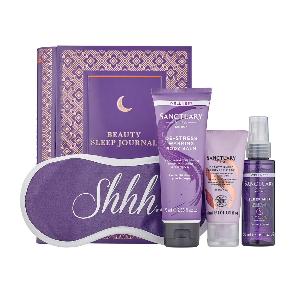 Sanctuary Spa Beauty Sleep Journal Gift Set, Vegan, Wellness Gift For Her, Gift For Women, Womens Gift Sets, Self Care Gift