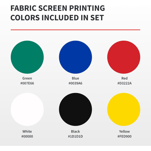 Speedball Fabric Screen Printing Ink Starter Set 2