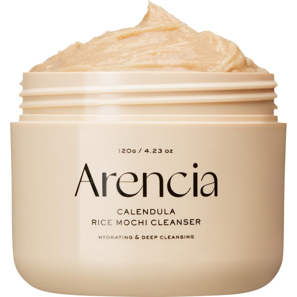 Arencia Calendula Rice Mochi Fresh Cleanser - Moisturizing, Brightening & Deep-Cleansing (120G)