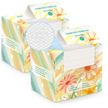 Beauntangly Face Clean Towels XL, Disposable Face Cloths for Skin Care, Thick Lint-Free Ultra Soft Dry Wipes for Makeup Removal, Cleaning, Traveling,