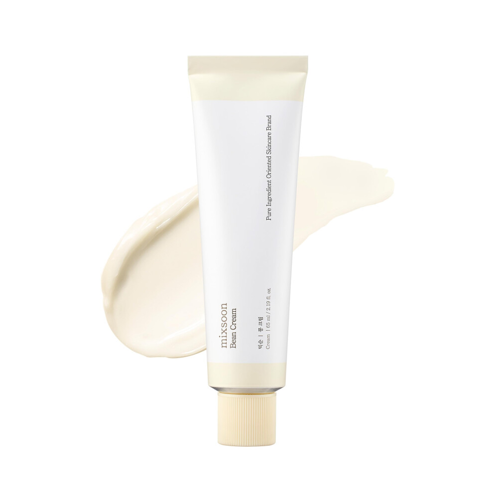 Mixsoon Cream Bean Vegansnail, Nourishing, Long-Lasting Soothing Hydration, Pore & Sebum Control, Korean Skin Care (65Ml)