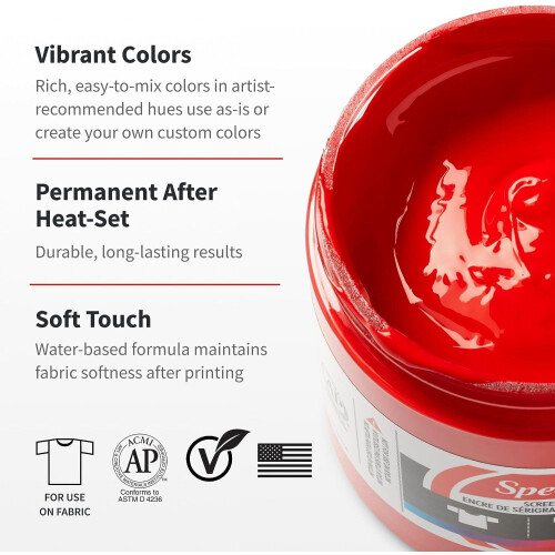 Speedball Fabric Screen Printing Ink Starter Set 1
