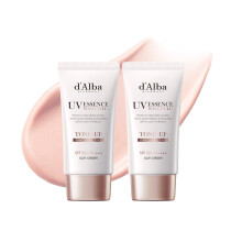 d'Alba Italian White Trufe Waterfull Tone-up suncreen SPF 50+ PA++++,Vegan hybrid UV filters tinted suncreen, glow and brightening suncreen, Korean