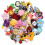60pcs Random Assorted Styles Embroidered Iron on Patches DIY Sew Applique Patch 3
