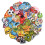60pcs Random Assorted Styles Embroidered Iron on Patches DIY Sew Applique Patch 2