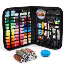 INSCRAFT Sewing Kit, 200 Pcs Sewing Accessories, with 41 XL Sewing Thread Spools, Suitable for Adults, Beginner, Emergency, DIY and Home Button