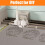 DAJAVE 100 Sheests A4 Greyboard 1500 Micron Chipboard Sheets Grey Mount Board Thick Cardboard Sheets for Model Making 4