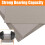 DAJAVE 100 Sheests A4 Greyboard 1500 Micron Chipboard Sheets Grey Mount Board Thick Cardboard Sheets for Model Making 3