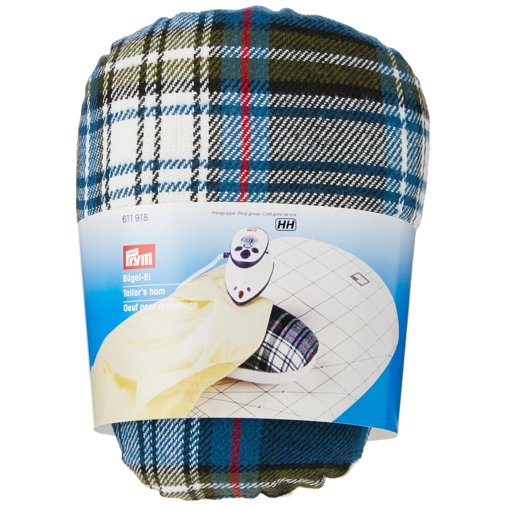Prym Tailor's Ham For Ironing-Out Curved Seams, Polyester Blend, Multi-Colour, 20 X 14 X 10 Cm