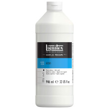 Liquitex Professional Acrylic Medium for Acrylic and Oil Paint, White Gesso Surface Prep, 946 ml