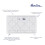 Hemline Foldable Pattern Cutting Sewing Template Temporary Worktop Cutting Board,White,Unfolded: 91.4 x 151.1cm (36 x 59.5in) 5